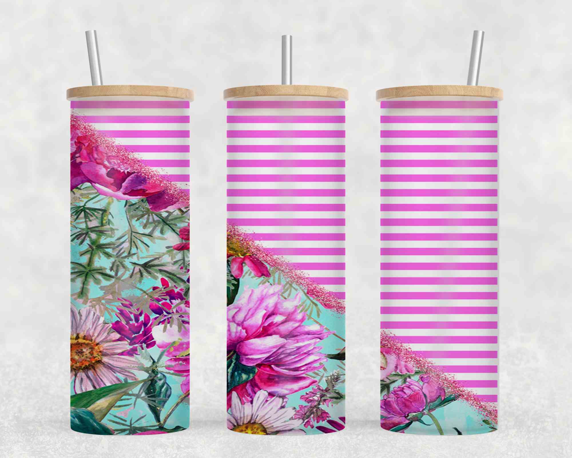 Flower Split Sky Pink-10578